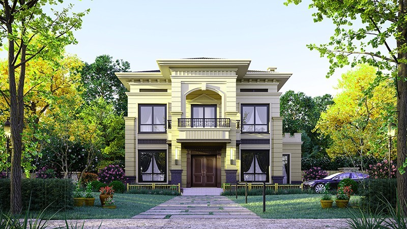 南充中式合院住宅，开放庭院与邻里乡亲更亲近